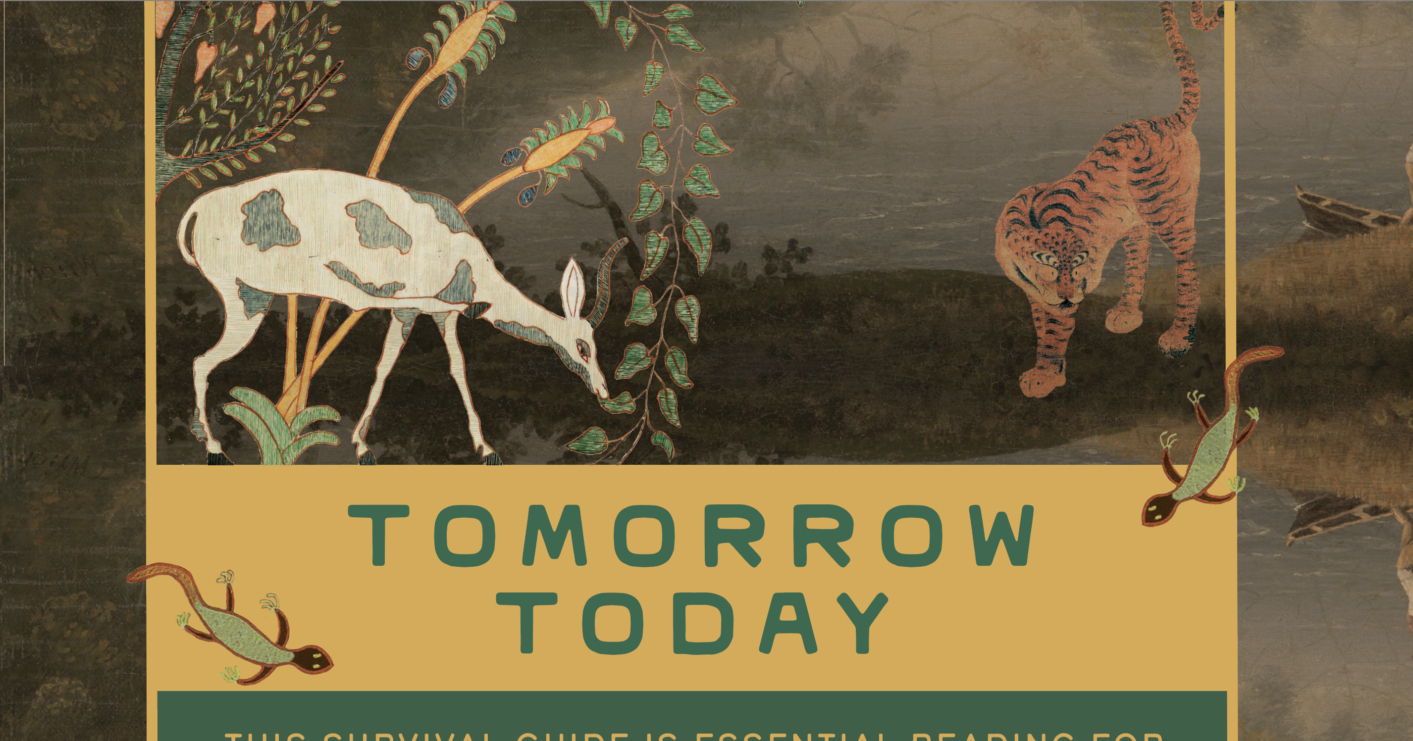 Burning Man Survival Guide print design